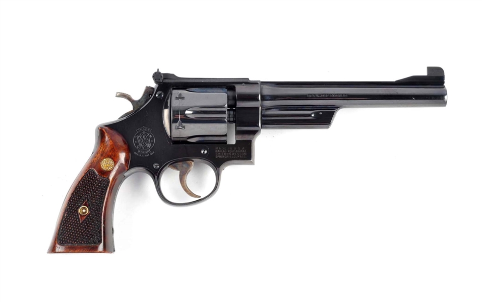 (C) S&W PRE MODEL 27 DOUBLE ACTION REVOLVER.      