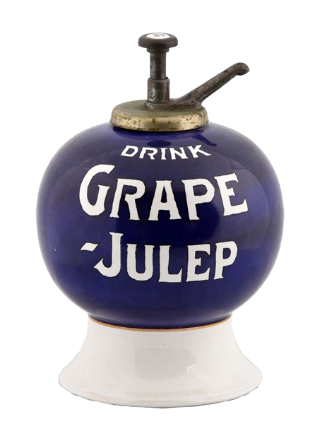 DRINK GRAPE JULEP SYRUP DISPENSER.