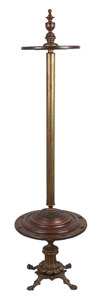 DECORATIVE STAND WITH POOL CUES