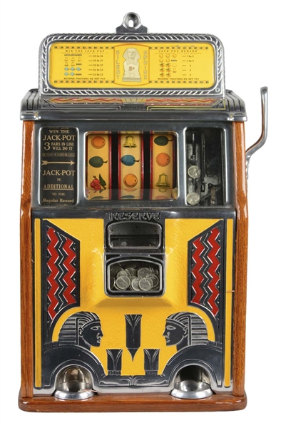 **5¢ CAILLE SILENT SPHINX SLOT MACHINE