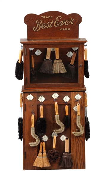 BEST EVER WOODEN BRUSH DISPLAY CABINET.