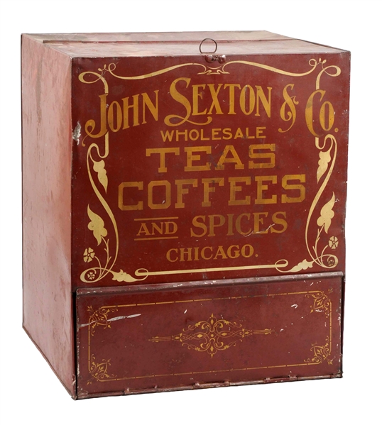 JOHN SEXTON CO. TEA, COFFEE & SPICE BIN.  