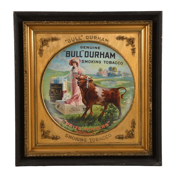 BULL DURHAM TOBACCO DISPLAY CHARGER.