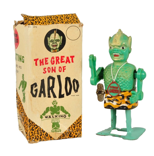 MARX PLASTIC WIND-UP SON OF GARLOO TOY.           