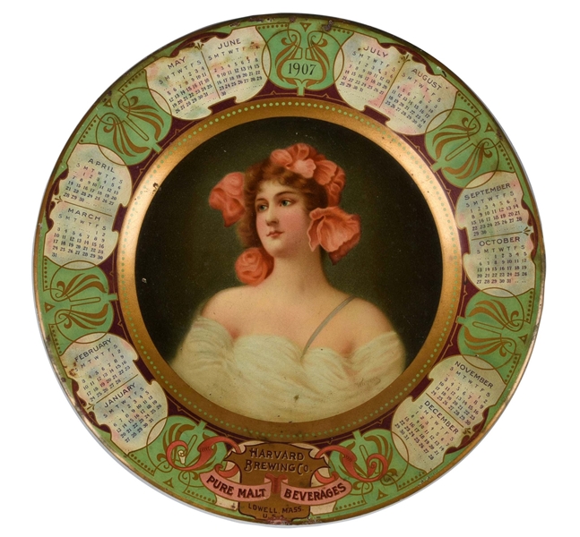 VIENNA ART PLATE FOR HARVARD BREWING CO.          
