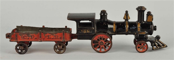 Lot Detail Cast Iron Steam Locomotive And Short Gondola