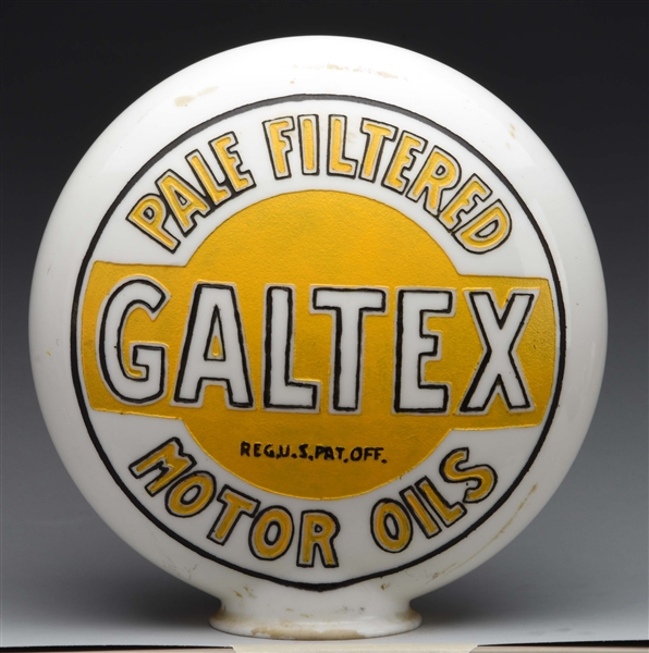 GALTEX MOTOR OILS OPE GLOBE BODY.                          