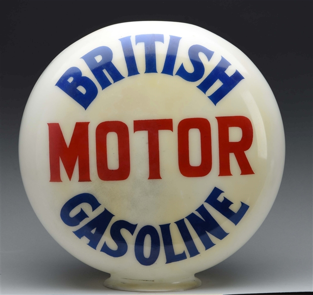 BRITISH MOTOR GASOLINE OPB GLOBE.                                                 