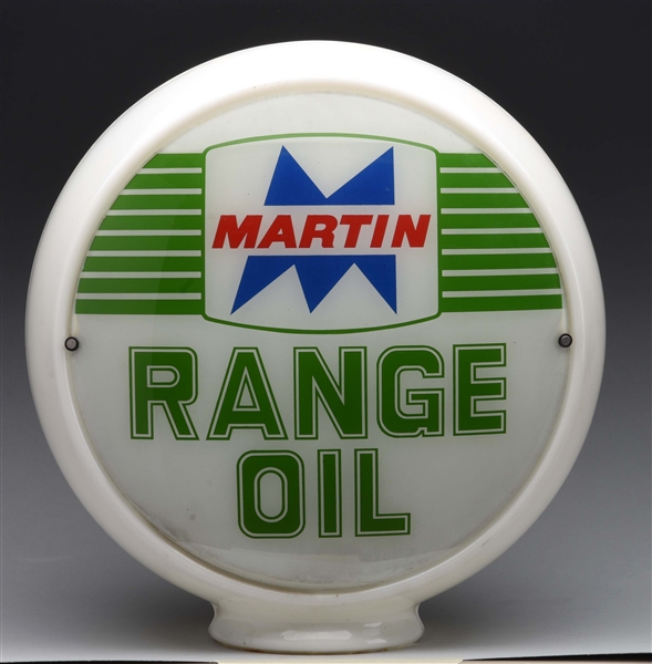 MARTIN RANGE OIL 13-1/2" GLOBE LENSES.                                                  