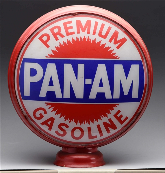PAN-AM PREMIUM GAS 15" GLOBE LENSES.                                                 
