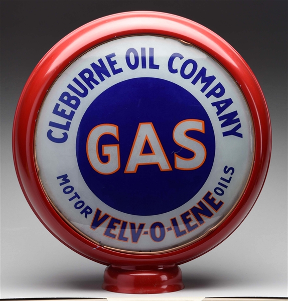 CLEBURNE OIL-GAS 15" GLOBE LENSES.                                                  