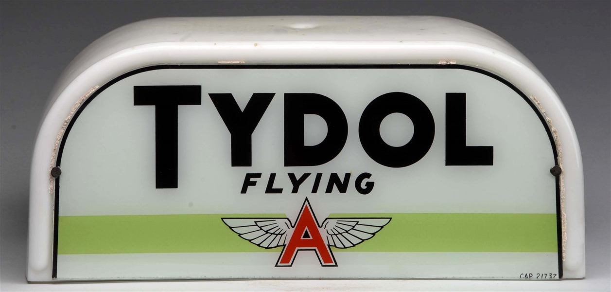 TYDOL FLYING A SHOE BOX GLOBE.