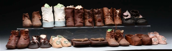 LOT OF CHILD & DOLL SHOES.                        