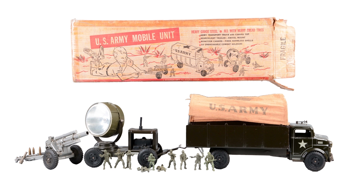 DELUXE CREATIONS LUMAR U. S. ARMY MOBILE TRUCK SET
