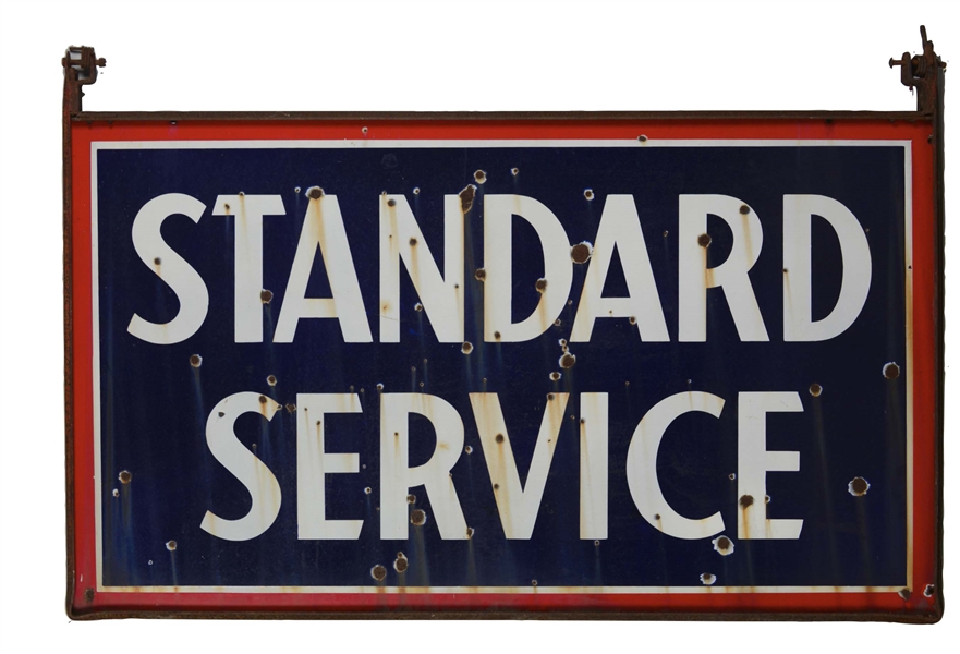 STANDARD SERVICE PORCELAIN SIGN