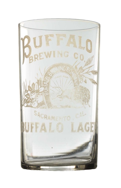 BUFFALO BREWING CO. BEER GLASS