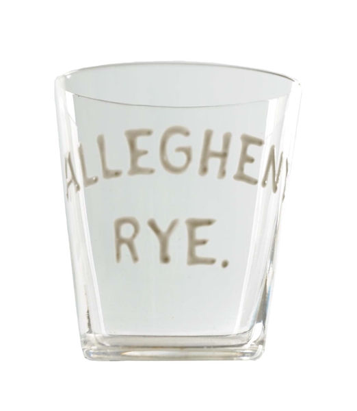 ALLEGHENY RYE SHOT GLASS