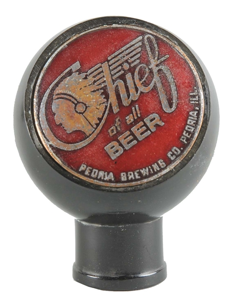 CHIEF OF ALL BEER TAP KNOB