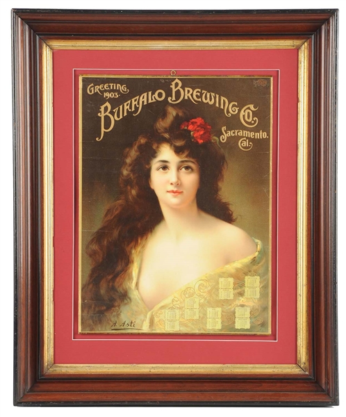 1903 BUFFALO BREWING CO. ADVERTISING CALENDAR