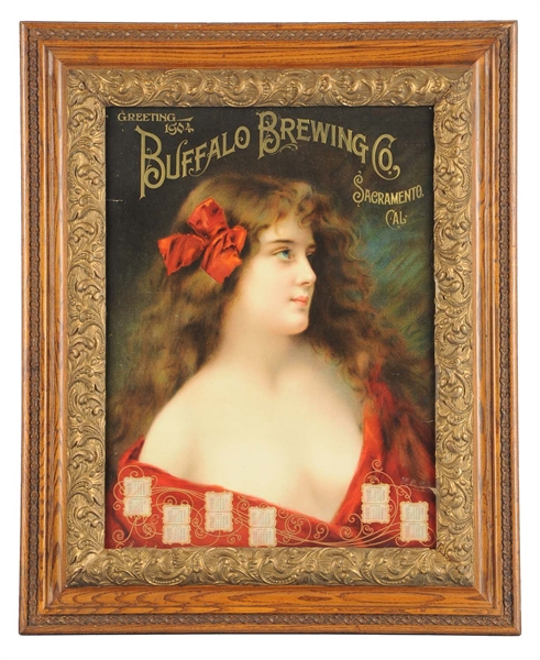 1904 BUFFALO BREWING CO. ADVERTISING CALENDAR