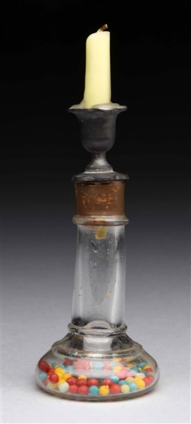 LITTLE SUNSHINE CANDLESTICK CANDY CONTAINER.                     