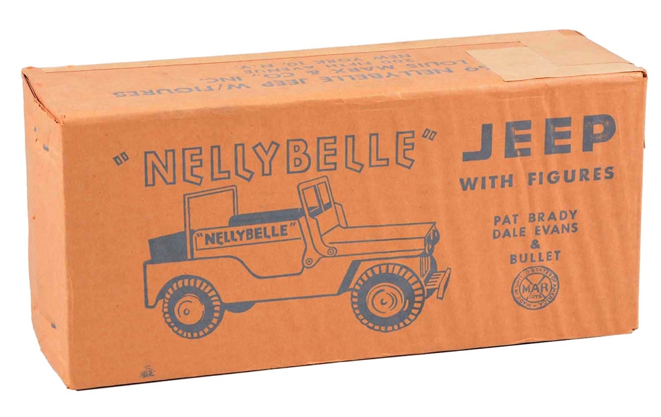 MARX NELLYBELLE JEEP W/ FIGURES.                  