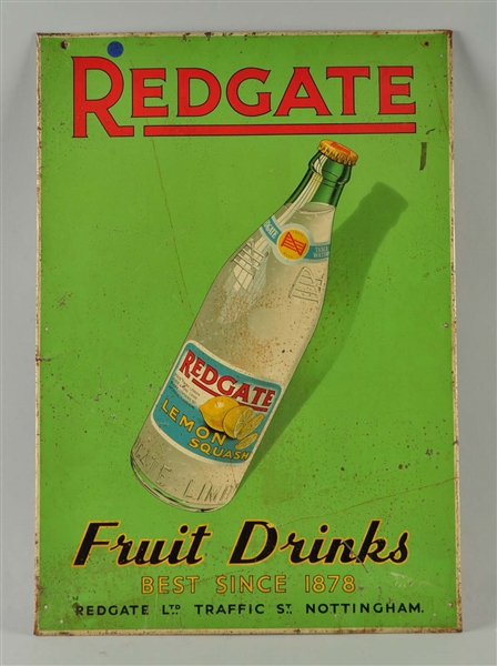 REDGATE FRUIT DRINKS SIGN.