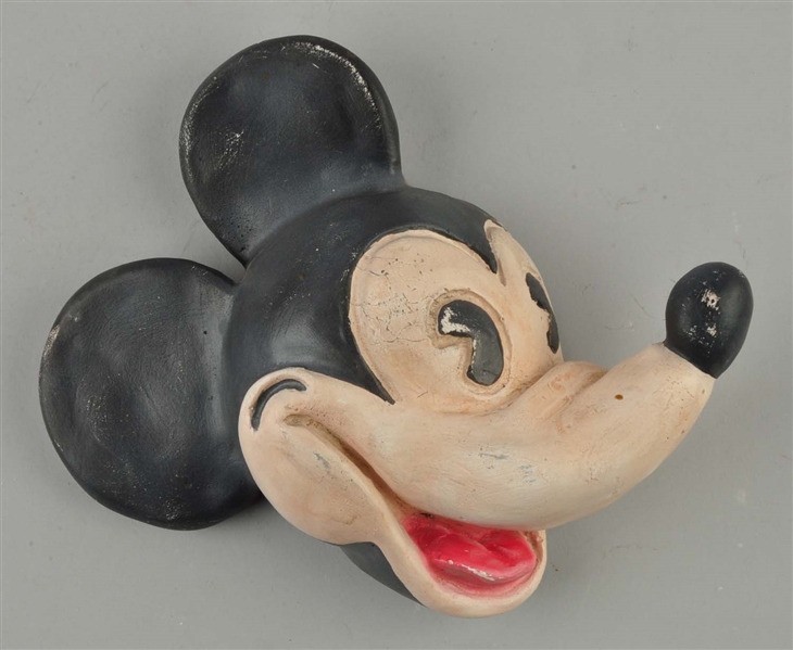 MICKEY MOUSE CHALKWARE STRING HOLDER.