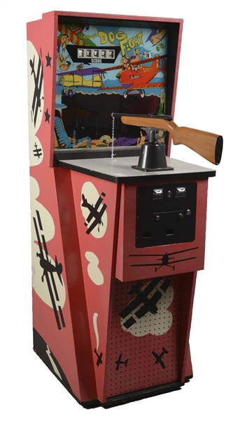 25¢ MIDWAY DOG FIGHT SHOOTING GALLERY ARCADE MACHINE
