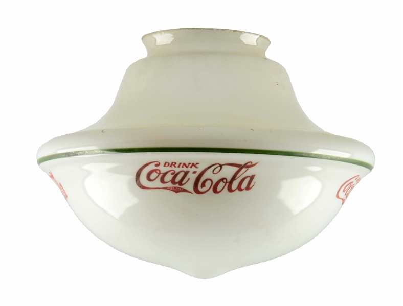 SMALL COCA-COLA GLASS LIGHT SHADE.