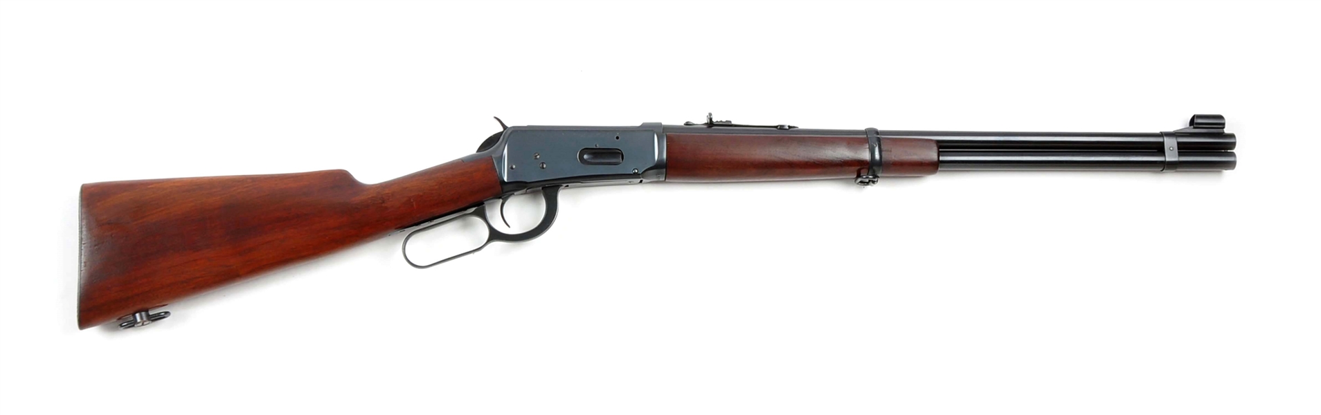 (C) PRE-64 WINCHESTER MODEL 1894 LEVER ACTION FLAT BAND CARBINE.