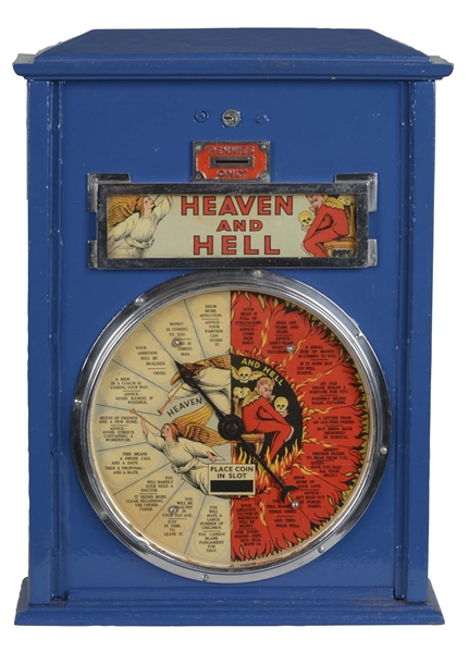BOLLANDS HEAVEN AND HELL FORTUNE TELLING MACHINE
