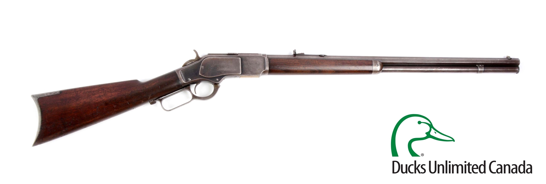 (A) RARE WINCHESTER MODEL 1873 .22 LEVER ACTION RIFLE.