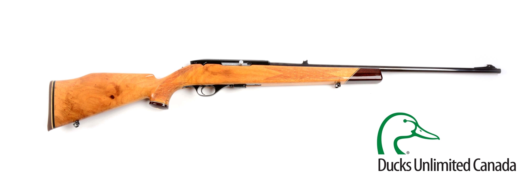 (C) WEATHERBY MK XXII DELUXE .22 AUTOMATIC RIFLE.