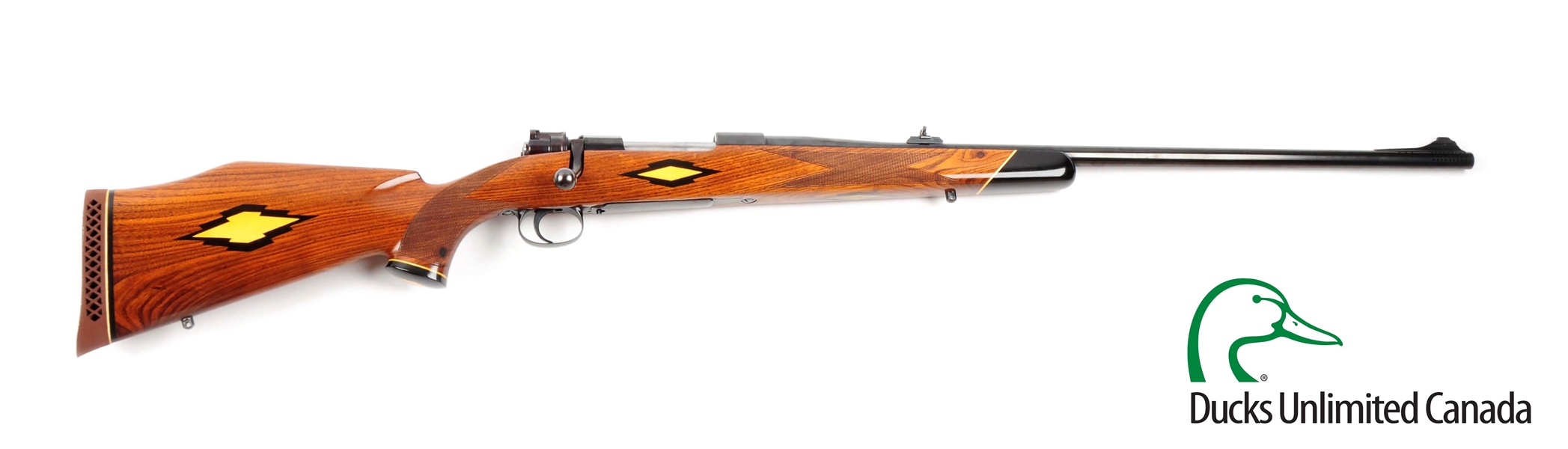 (C) EARLY GERMAN WEATHERBY PRE-SAUER SAFARI .375 BOLT ACTION RIFLE.	