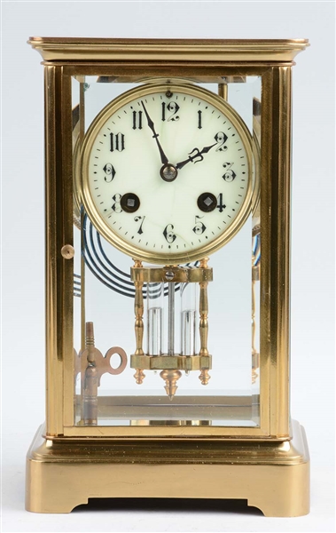 JAPY FRERES FRENCH CRYSTAL REGULATOR CLOCK