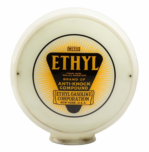 ETHYL LOGO 13-1/2" GLOBE LENSES.