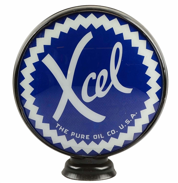 XCEL W/ SAWTOOTH BORDER (PURE) 15" GLOBE LENSES.