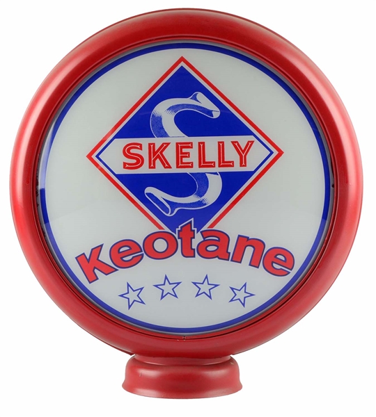 SKELLY MOTORPOWER DIESEL FUEL 13-1/2" GLOBE LENSES.