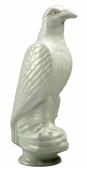 WHITE EAGLE "CROW" OPC MILKGLASS GLOBE BODY.