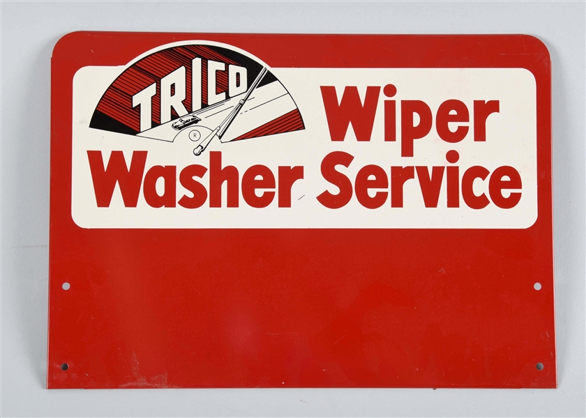 TRICO WIPER WASHIER SERVICE W/ LOGO TIN SIGN.