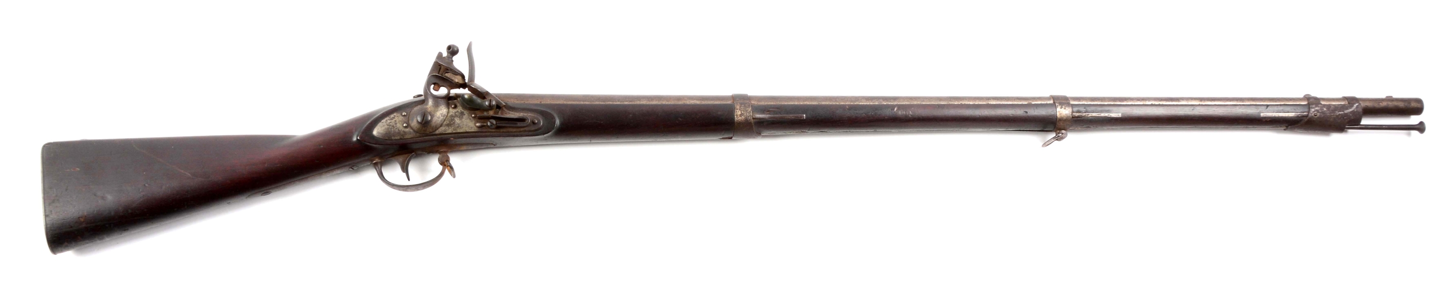 U.S. MODEL 1816 TYPE II FLINTLOCK MUSKET BY WICKHAM.