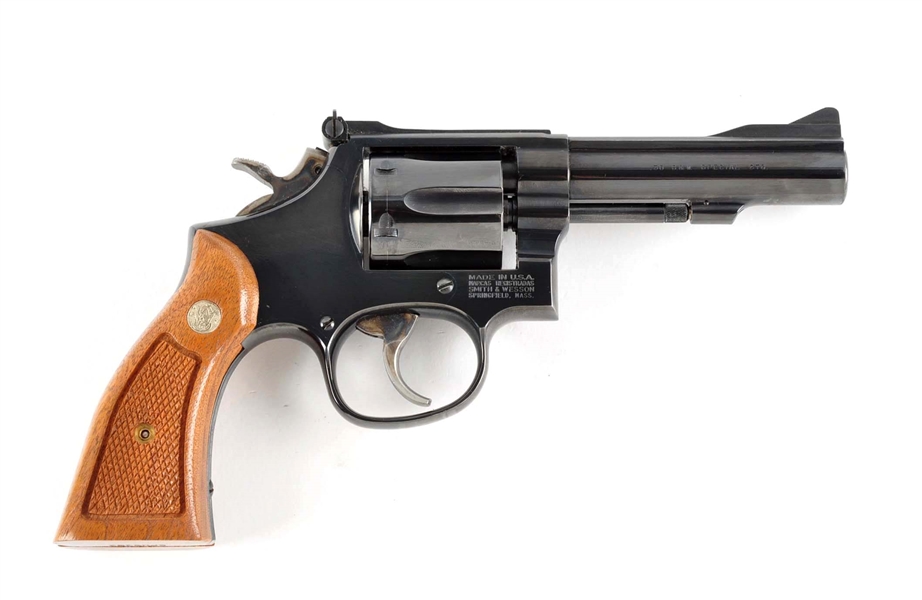 (M) BOXED SMITH & WESSON MODEL 15-6 DOUBLE ACTION REVOLVER.