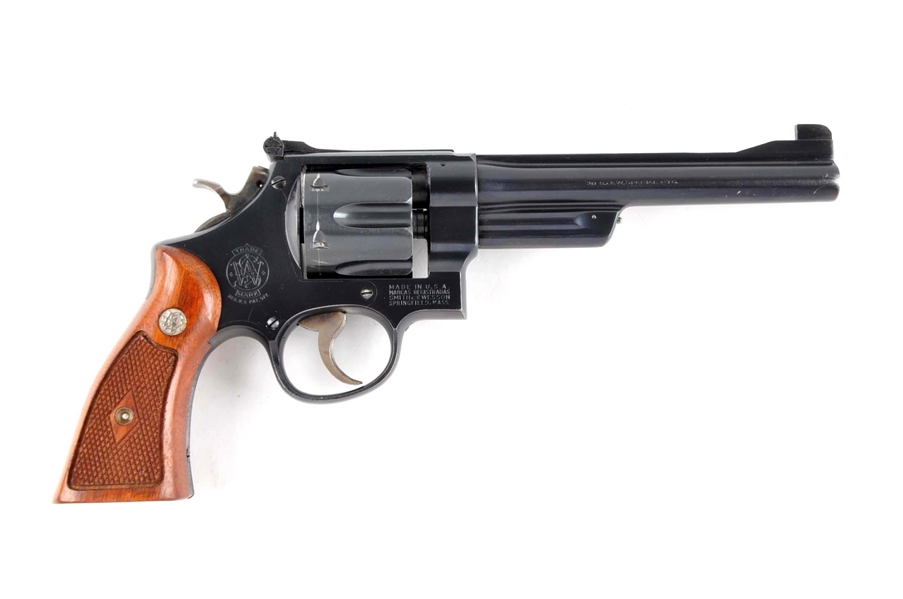 (M) GOLD BOX S&W .38/.44 OUTDOORSMAN DOUBLE ACTION TARGET REVOLVER.