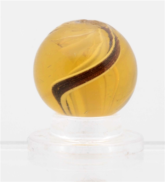 RARE AMBER LUTZ MARBLE.