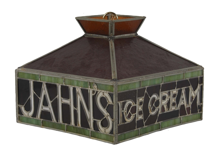 JAHNS ICE CREAM LIGHT FIXTURE FROM NYC