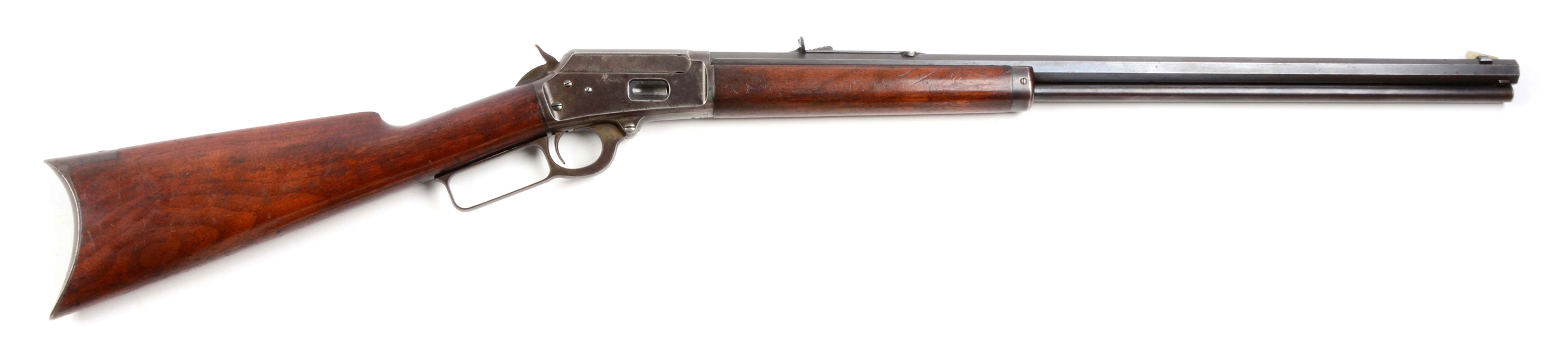 (A) MARLIN MODEL 1894 LEVER ACTION RIFLE.