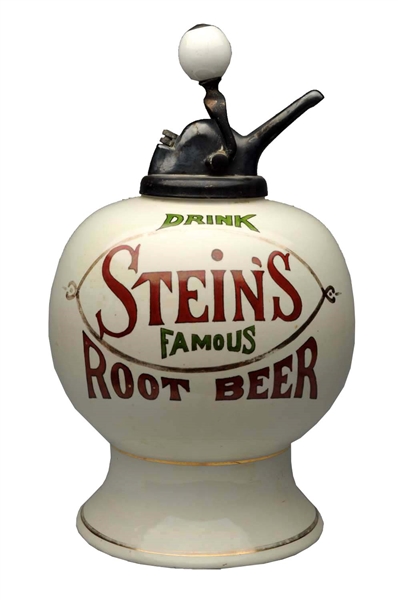 STEIN’S ROOT BEER SYRUP DISPENSER    