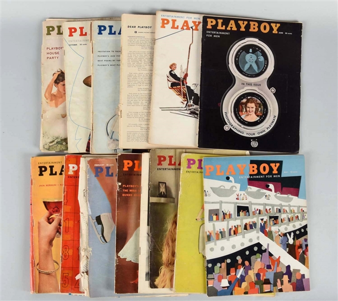 LOT OF ASSORTED PLAYBOY MAGAZINES. 
