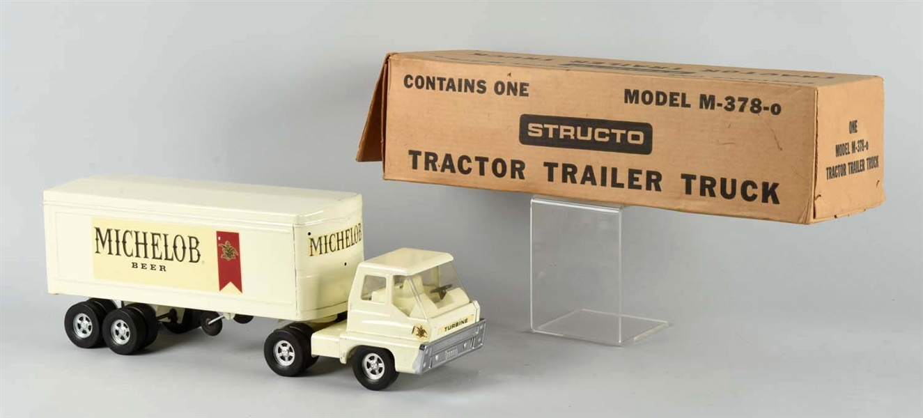 STRUCTO MODEL M-378-0 MICHELOB BEER TRACTOR-TRAILER.